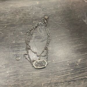 Kendra Scott Gunmetal and Silver Bracelet